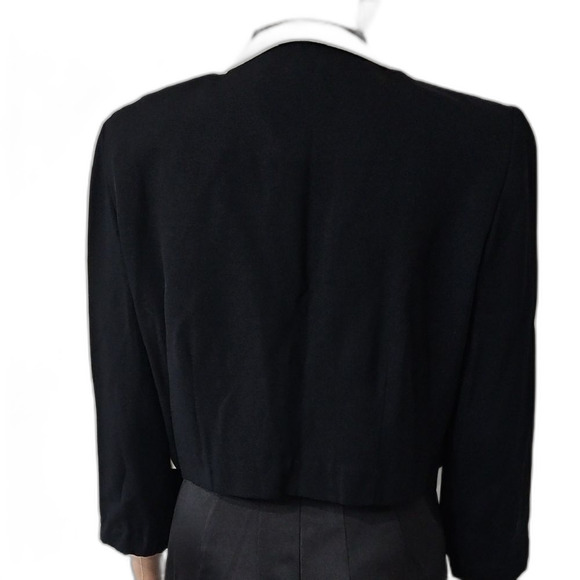 John Roberts Black and White Blazer with Nautical Stripes - Picture 8 of 11